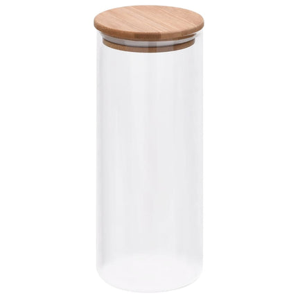 Opbergpotten Met Bamboe Deksel 6 St Glas - XdropX