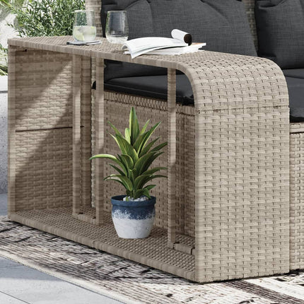 Opbergschappen 2 St Poly Rattan - XdropX