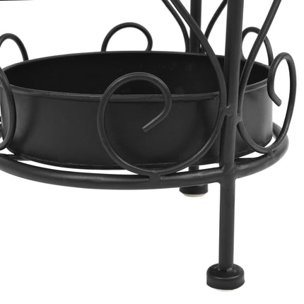 Parapluhouder Vintage Stijl 26X46 Cm Metaal Zwart - XdropX