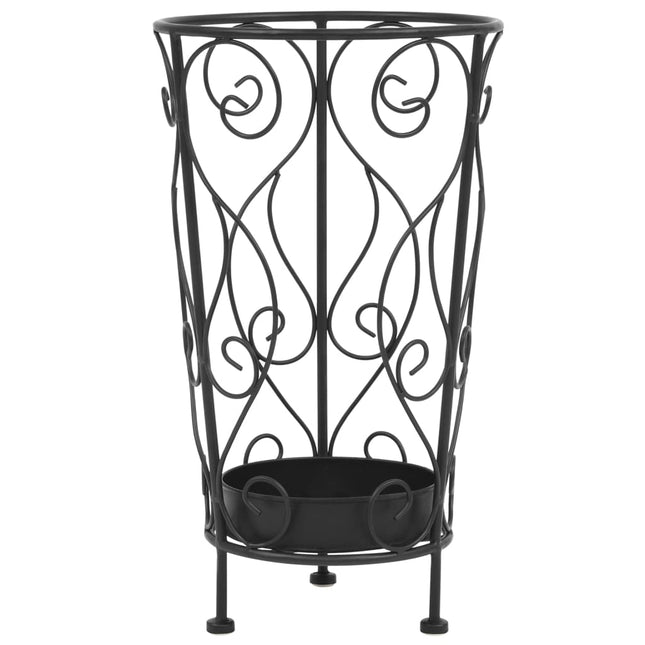 Parapluhouder Vintage Stijl 26X46 Cm Metaal Zwart - XdropX