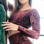 amaranth velvet / XS-S