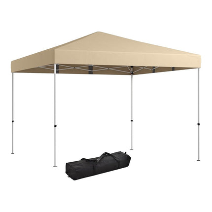 Pavilon hátfallal, zsebekkel 3x3x2,8 m, bézs-1