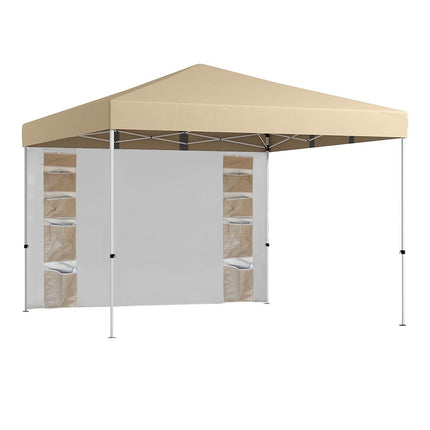 Pavilon hátfallal, zsebekkel 3x3x2,8 m, bézs-0