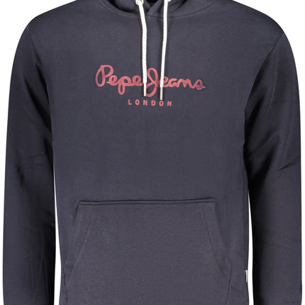 PEPE JEANS MEN'S BLUE ZIP-UP SWEATSHIRT-0