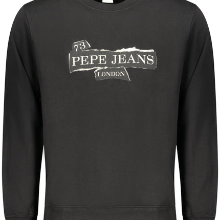 PEPE JEANS MEN'S BLACK ZIP-UP SWEATSHIRT-0