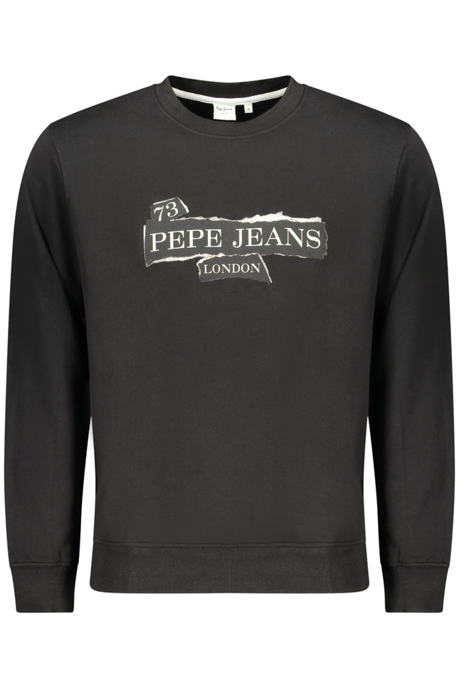 PEPE JEANS MEN'S BLACK ZIP-UP SWEATSHIRT-0