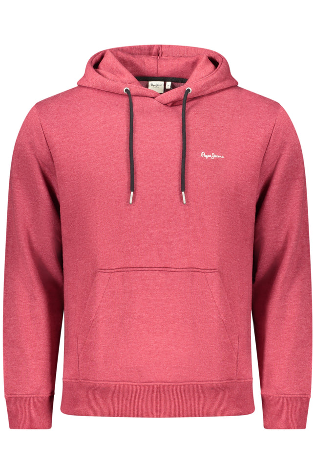 PEPE JEANS MEN'S RED ZIP-UP SWEATSHIRT-0