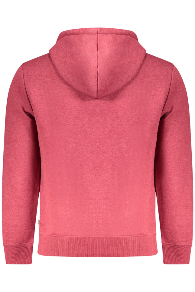 PEPE JEANS MEN'S RED ZIP-UP SWEATSHIRT-1