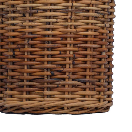 Planter Mand Met Opslag Gendt 2 St Natuurlijk Kubu Rattan - XdropX