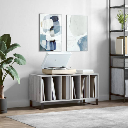 Platenkast 100X38X48 Cm Bewerkt Hout Kleurig - XdropX
