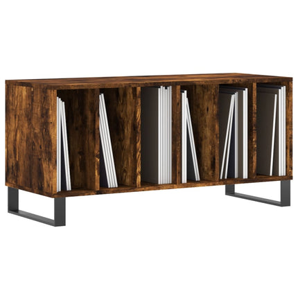 Platenkast 100X38X48 Cm Bewerkt Hout Kleurig - XdropX