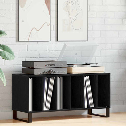Platenkast 100X38X48 Cm Bewerkt Hout Kleurig - XdropX