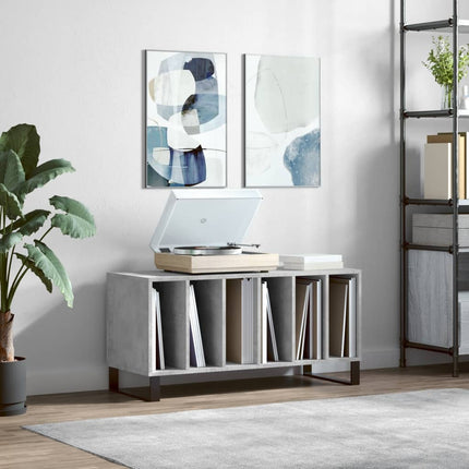 Platenkast 100X38X48 Cm Bewerkt Hout Kleurig - XdropX