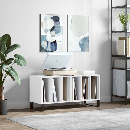 Platenkast 100X38X48 Cm Bewerkt Hout Kleurig - XdropX