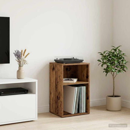 Platenkast 38 X 33 X 61 Cm Bewerkt Hout - XdropX