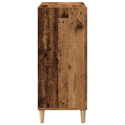 Platenkast 84,5X38X89 Cm Bewerkt Hout Kleurig - XdropX
