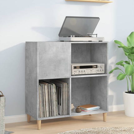 Platenkast 84,5X38X89 Cm Bewerkt Hout Kleurig - XdropX