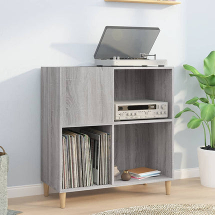 Platenkast 84,5X38X89 Cm Bewerkt Hout Kleurig - XdropX