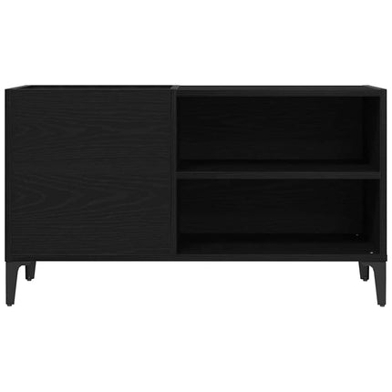 Platenkast Met Plank Bewerkt Hout - XdropX