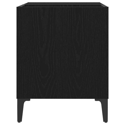 Platenkast Met Plank Bewerkt Hout - XdropX