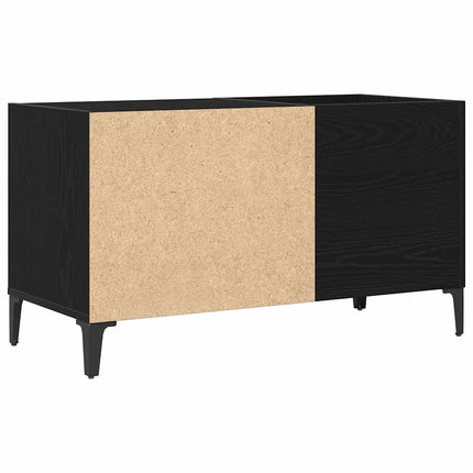 Platenkast Met Plank Bewerkt Hout - XdropX