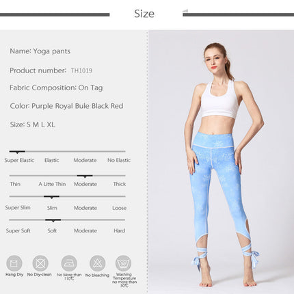 Sweet Flower Fitness Yoga Pants Sport Training Leggings Gym-1