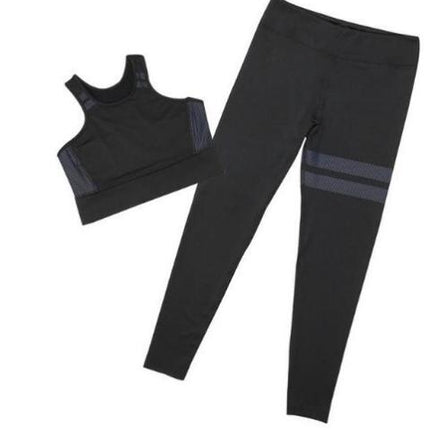 Yoga Tracksuit Sport Clothing Women Sport Suit Running Set-7