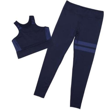 Yoga Tracksuit Sport Clothing Women Sport Suit Running Set-0