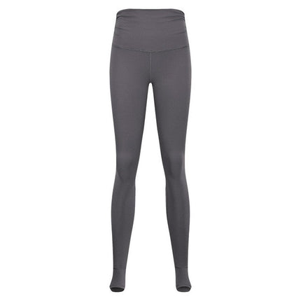 Elasticity Waist Drape Dance Sport Foot Pants Women High Waist-4