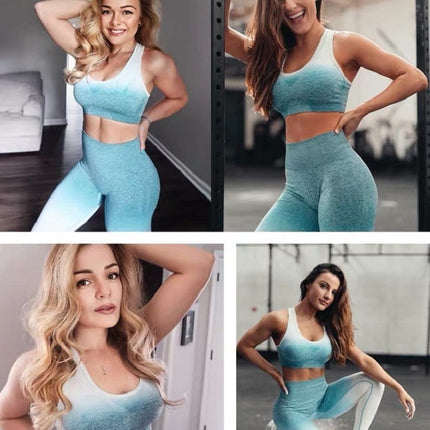 women gym clothes sports bra and leggings gym sportswear-0