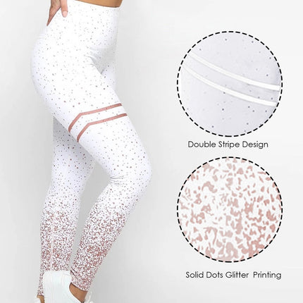 Quick dry Leggings Women Running Sport High Waist Tights Leggins Female Gym Fitness Training Seamless-3