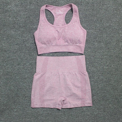 vital seamless yoga set gym set women workout clothes for women active wear sport suit-3