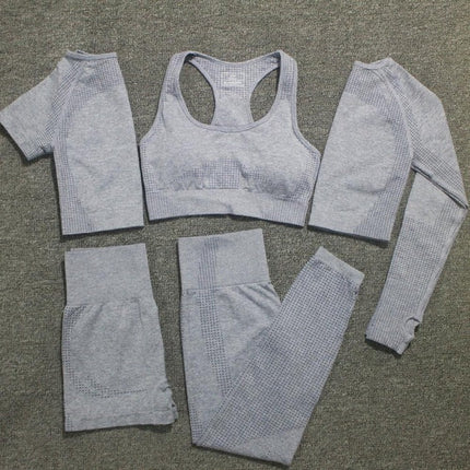 vital seamless yoga set gym set women workout clothes for women active wear sport suit-4