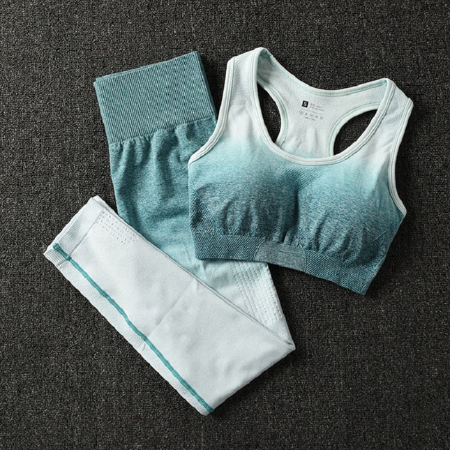 women gym clothes sports bra and leggings gym sportswear-1