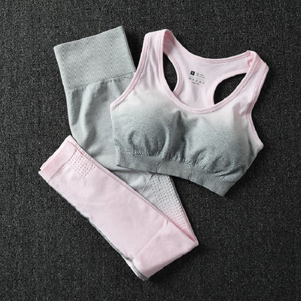 women gym clothes sports bra and leggings gym sportswear-2