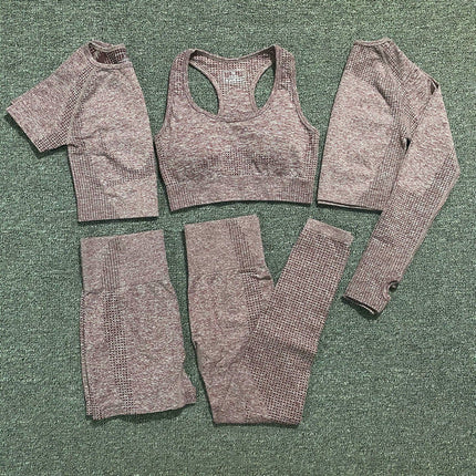 vital seamless yoga set gym set women workout clothes for women active wear sport suit-17
