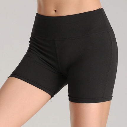 High Waist Sport Gym Yoga Shorts Women Quick Dry Workout Biker Shorts Fitness  Running Tights Seamless Trousers-5