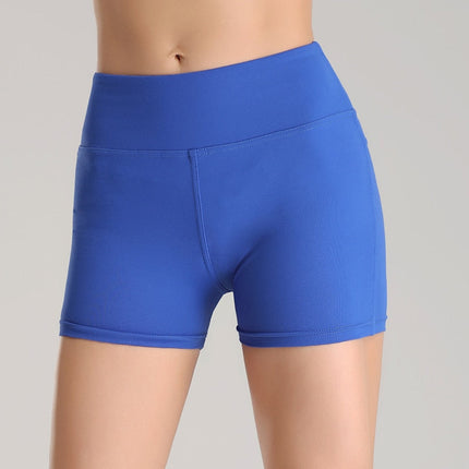 High Waist Sport Gym Yoga Shorts Women Quick Dry Workout Biker Shorts Fitness  Running Tights Seamless Trousers-1