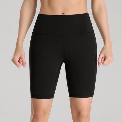 High Waist Sport Gym Yoga Shorts Women Quick Dry Workout Biker Shorts Fitness  Running Tights Seamless Trousers-8