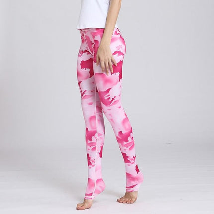 Gym Women Fitness Yoga Pants Slim High waist Sport Leggings-13