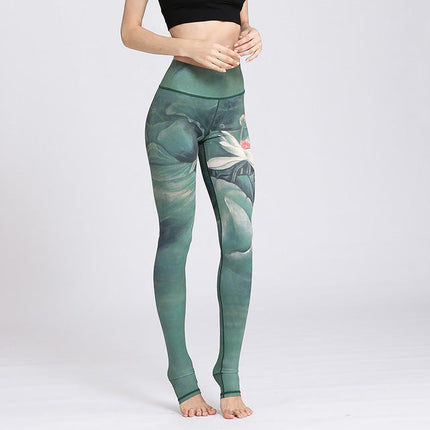 Gym Women Fitness Yoga Pants Slim High waist Sport Leggings-5