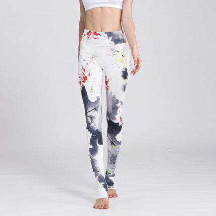 Gym Women Fitness Yoga Pants Slim High waist Sport Leggings-8