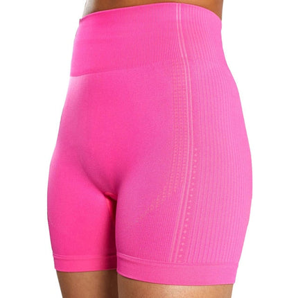 Seamless Yoga Shorts Women High Waist Fitness Workout Yoga Short Pants Push Up Hip High Elastic Sport Running Gym Shorts-7