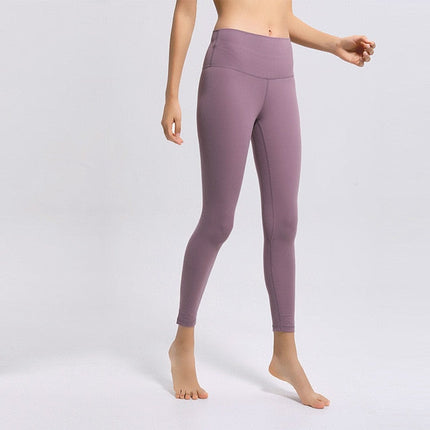 Classical 2.0Versions Soft Naked-Feel Athletic Fitness Leggings Women Stretchy High Waist Gym Sport Tights Yoga Pants lulu-18