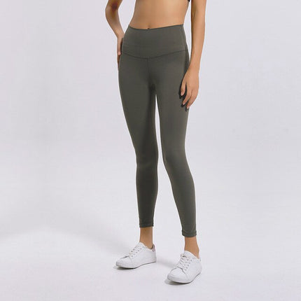 Classical 2.0Versions Soft Naked-Feel Athletic Fitness Leggings Women Stretchy High Waist Gym Sport Tights Yoga Pants lulu-6
