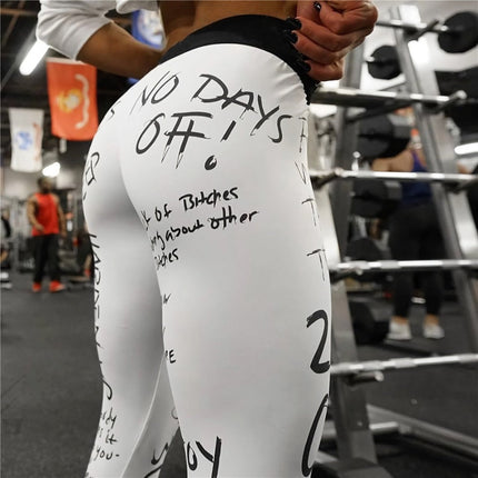 Women Slim Fitness High Waist Elastic Workout Leggings for Gym Sport Running Europe Size-3