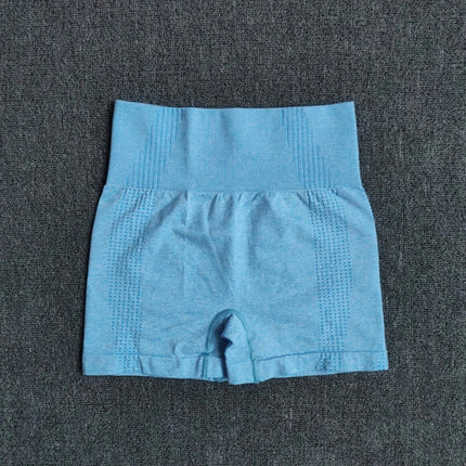 Seamless Women's Shorts Yoga Fitness High Waist Workout Shorts Sport Gym Leggings Slim Tummy Control Athletic Shorts-7