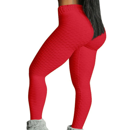 Women Butt  Yoga Pants Sexy Seamless Fitness Sport Leggings Tummy Control Gym High Waist Solid Compression Tights-7