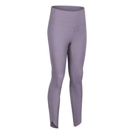 Style Bevel Leggings Sport Women Fitness High Waist Yoga Pants Elasticity Tight-Fit Solid Color Buttock Lifting Pants-5