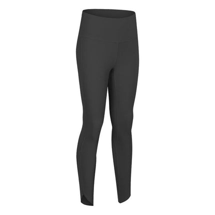 Style Bevel Leggings Sport Women Fitness High Waist Yoga Pants Elasticity Tight-Fit Solid Color Buttock Lifting Pants-3